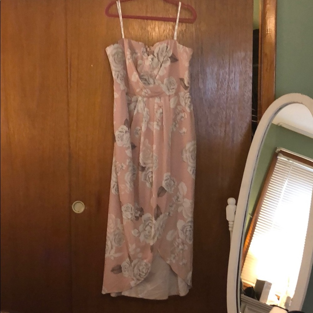City Chic size 16 floral faux wrap